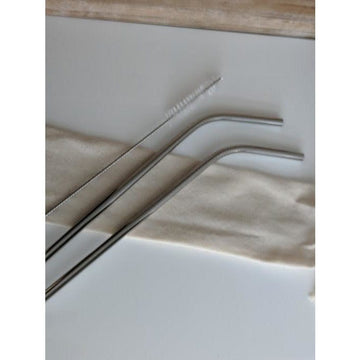 Alibaba Kitchen Stainless Steel Set Stainless Steel or Silicone Straw Sets with Cleaning Brush and Carry Bag, Perfect for the Environmentally Conscientious!